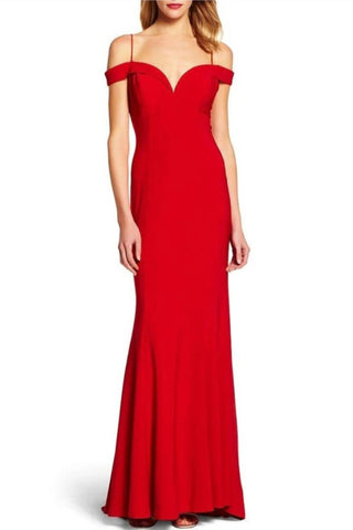 Adrianna Papell - Off Shoulder Mermaid Gown