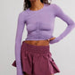 Free People - Tempo Ruched Long Sleeve Tee