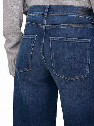 Dl1961 - Women'S - Hepburn Wide Leg Vintage Mid Rise Jeans