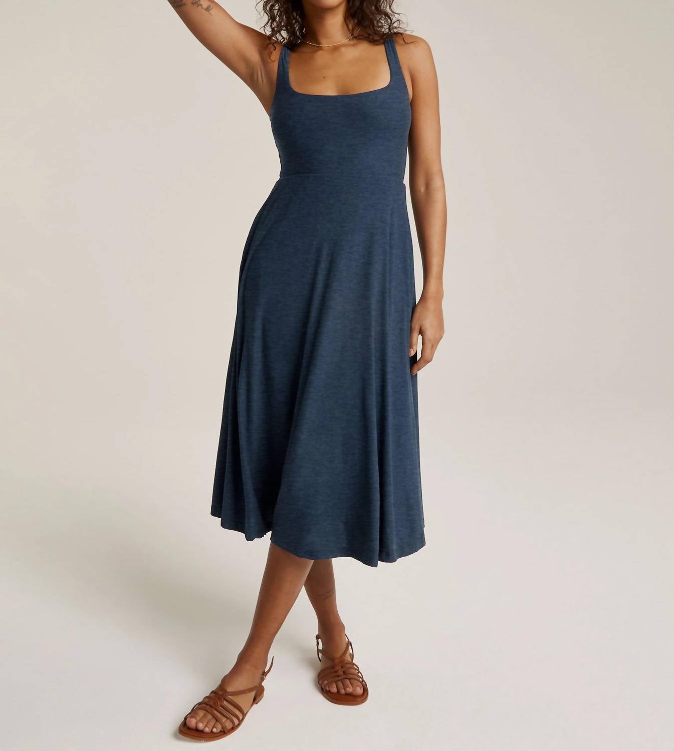 Beyond Yoga - Featherweight At The Ready Square Neck Dress