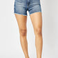 Judy Blue - Tummy Control Fray Hem Shorts