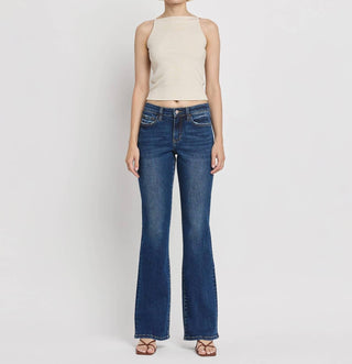 Lovervet - Mid Rise Relaxed Bootcut Jeans
