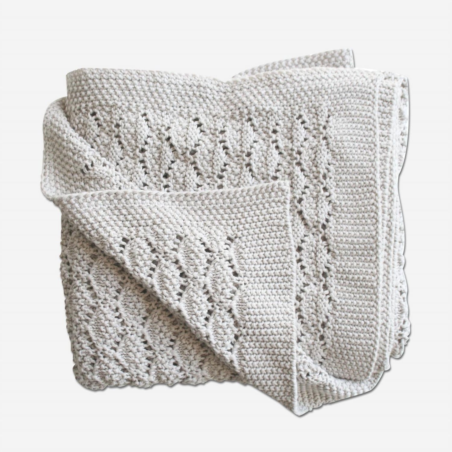 Alimrose - Organic Heritage Knit Baby Blanket