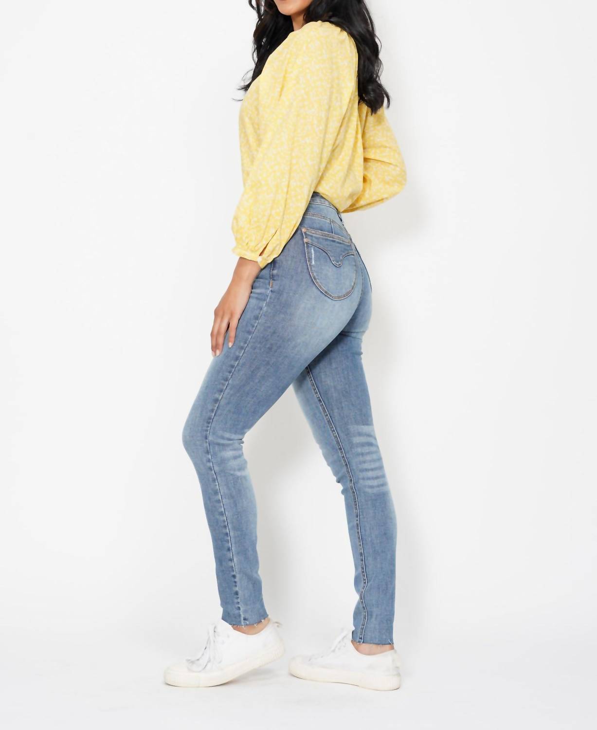 Judy Blue - High Waist Tummy Control Shield Pocket Skinny Jeans