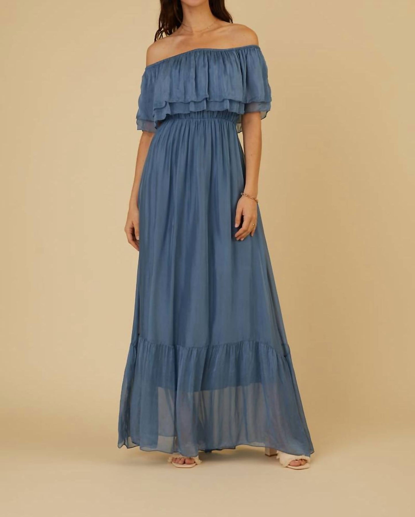 Scandal Italy - Laurie Italian Silk Maxi Dress