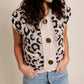 So Me - Cannes Leopard Sweater Vest