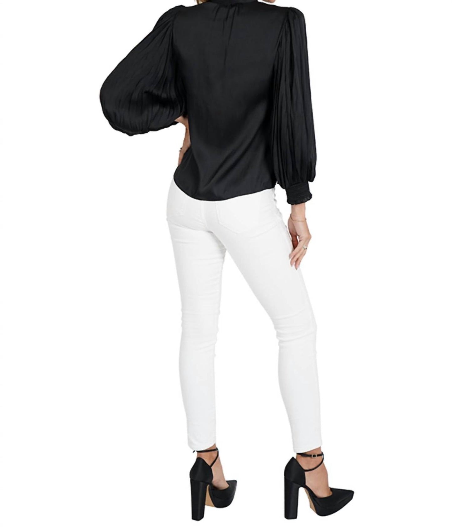 Love Token - Lizzie Pleated Sleeve Blouse