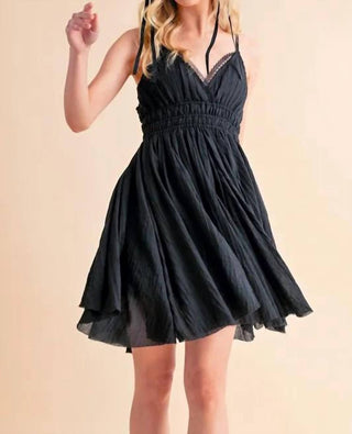 Trendsi - Aemi+Co Lace Detail Mini Cami Dress