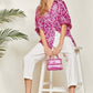 Andree By Unit - Floral Print With Drop Puff Sleeve Blouse