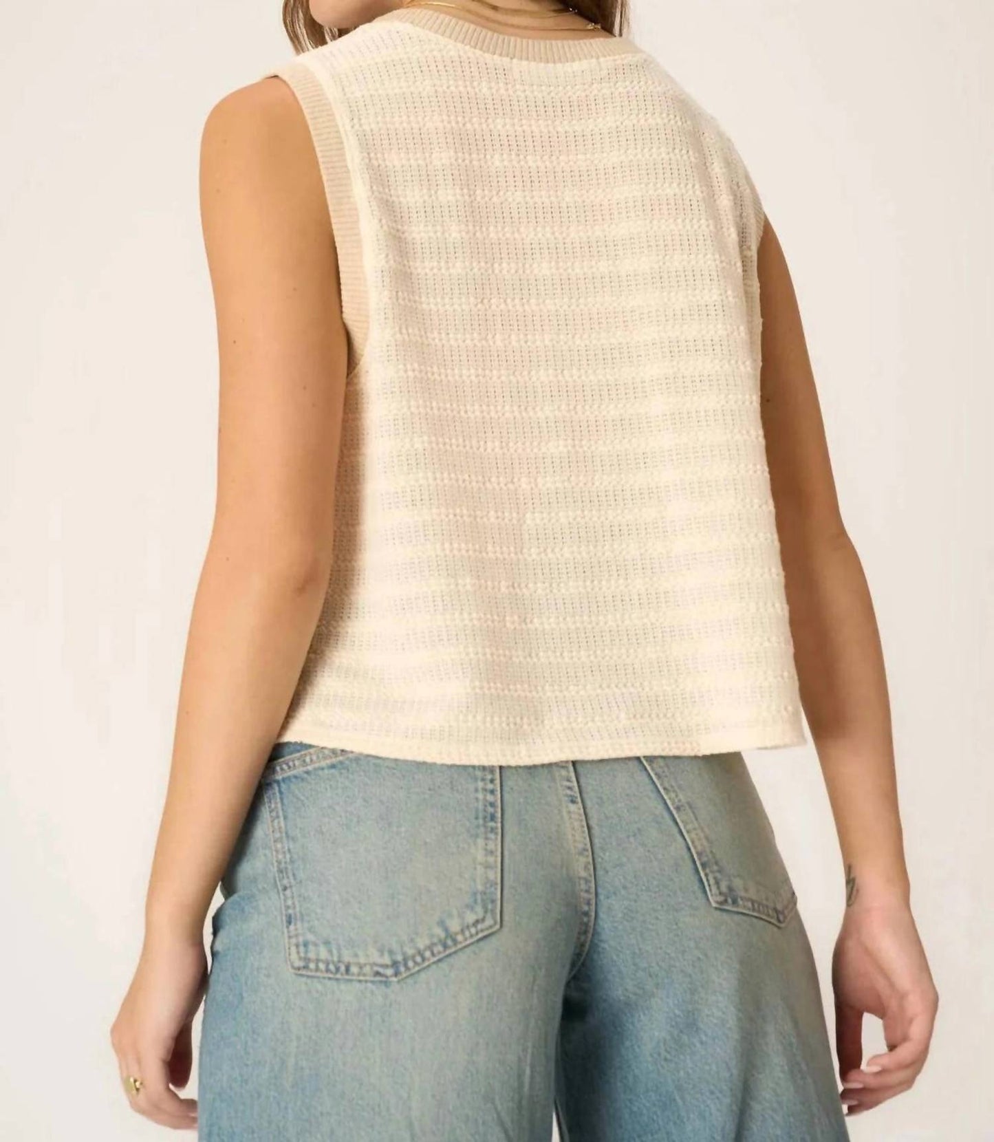 Project Social T - Viva Button Front Sweater Tank