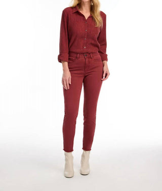 Fdj - LONG SLEEVE ROLL SLEEVE CRINKLE SHIRT