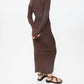 Dāl The Label - Ruched Asymmetric Midi Dress