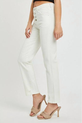 Risen - Mid-rise Tummy Control Tapered Pants