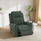 Manual Recliner Chair with 270° Swivel, Massage & Heating