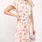 Fate - Floral Belted Mini Dress