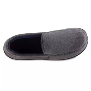 Isotoner - Men's Roman Recycled Fleece Moccasin Slippers