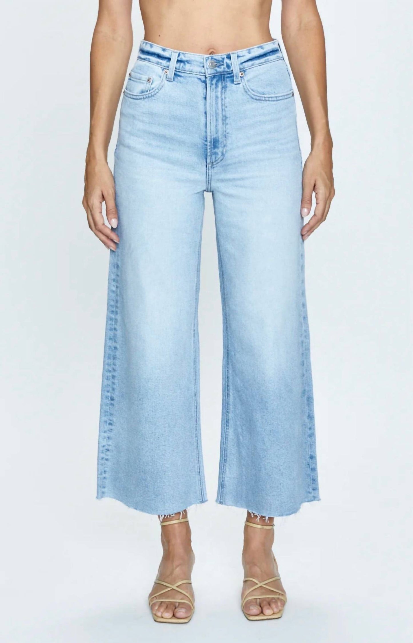 Pistola - Lana Crop High Rise Extra Wide Leg Jeans