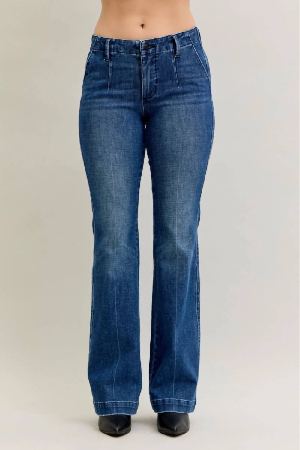 Judy Blue - Mid-rise Trouser Bootcut Pant