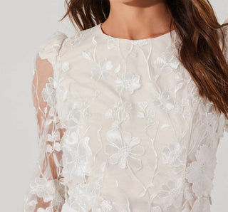 Astr - Bryne Floral Appliqué Top