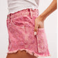 Free People - Mixed Emotions Hi Lo Jeans Short