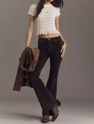 Pistola - Kinsley Mid-rise Ultra-flare Jeans