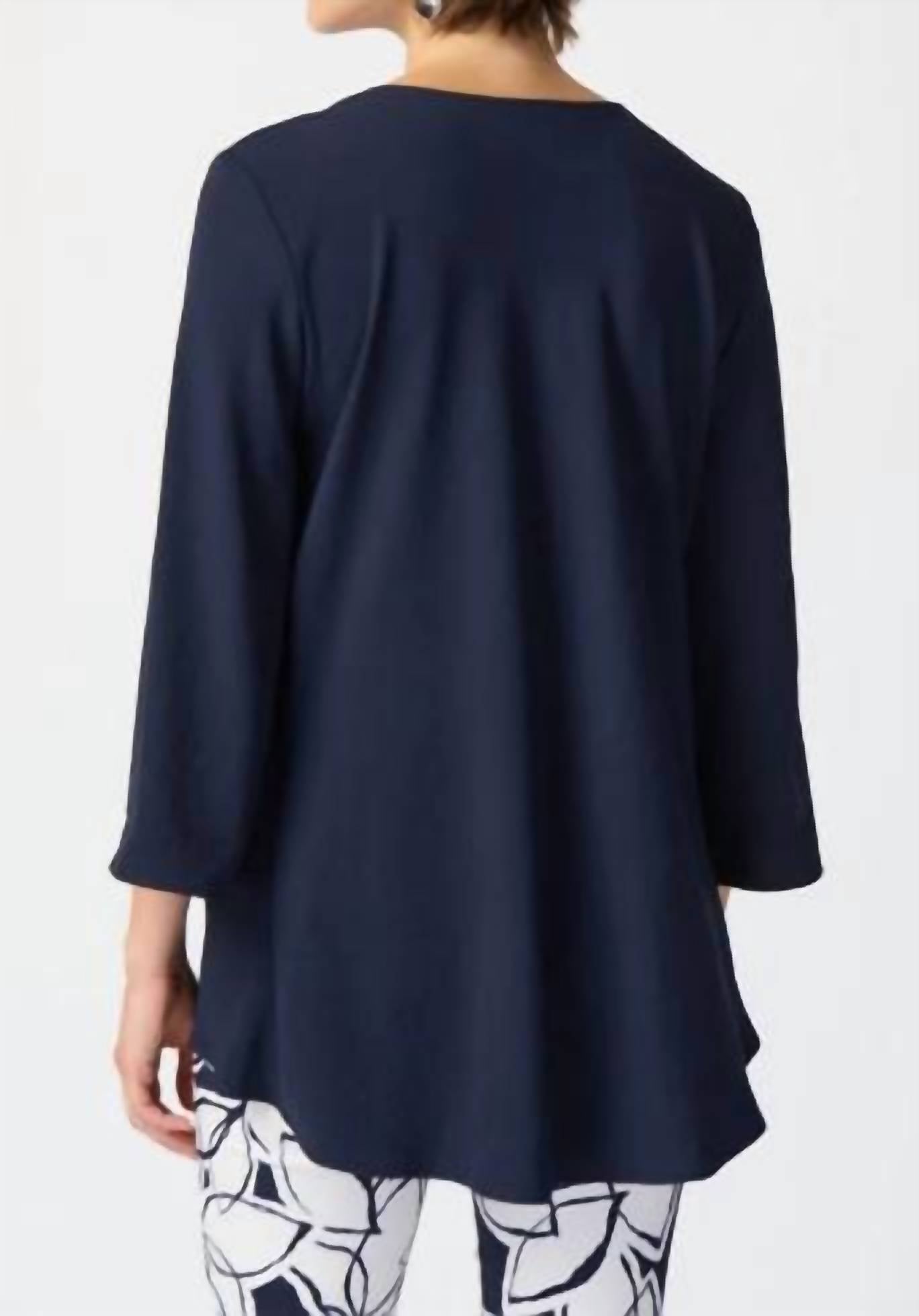 Joseph Ribkoff - Cowl Neck Flared Top