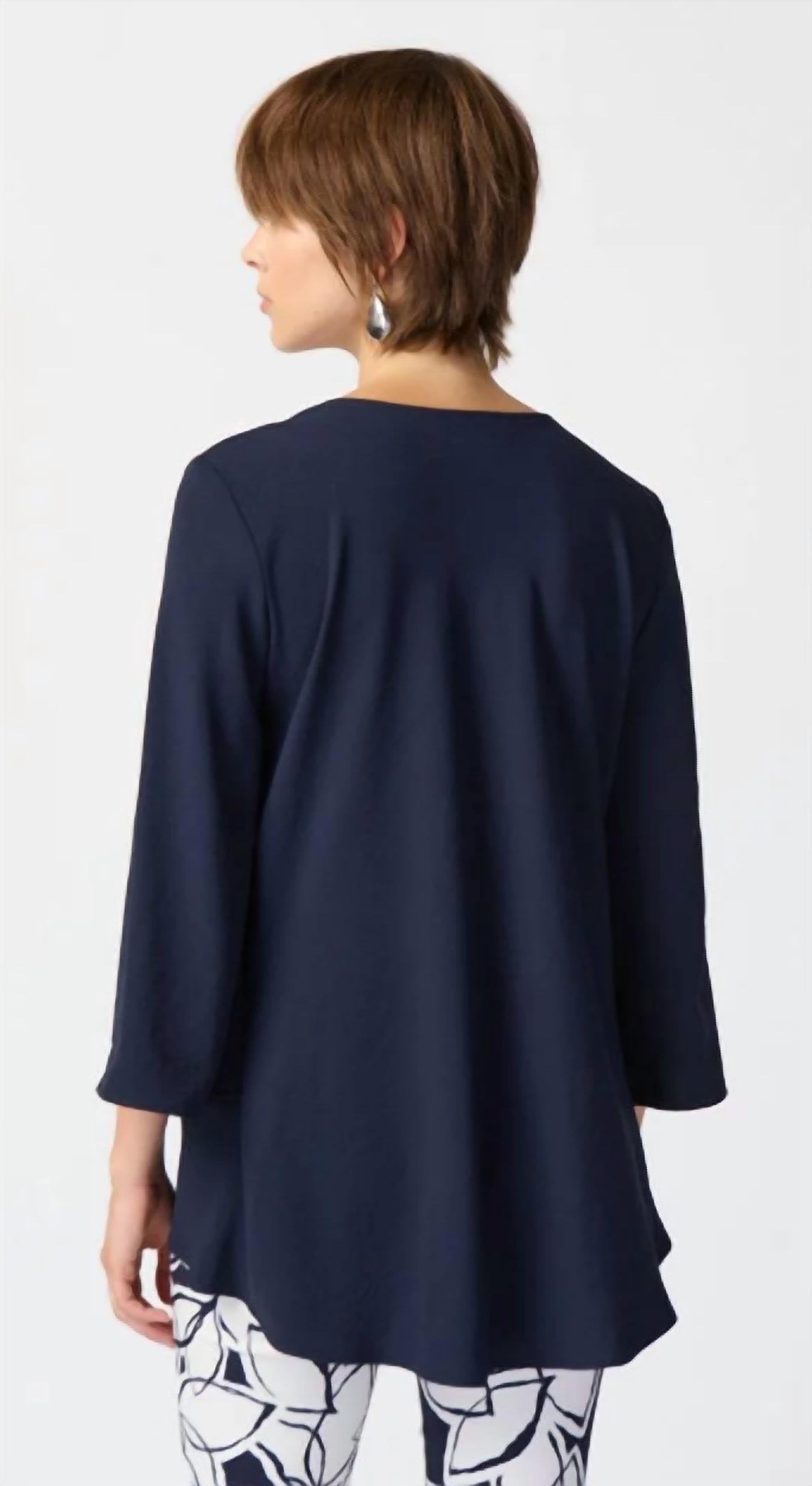Joseph Ribkoff - Cowl Neck Flared Top