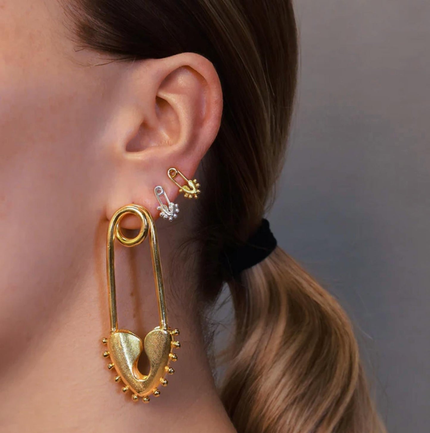 Daniela Salcedo - Women's Topos Heart Clip Mini Earrings