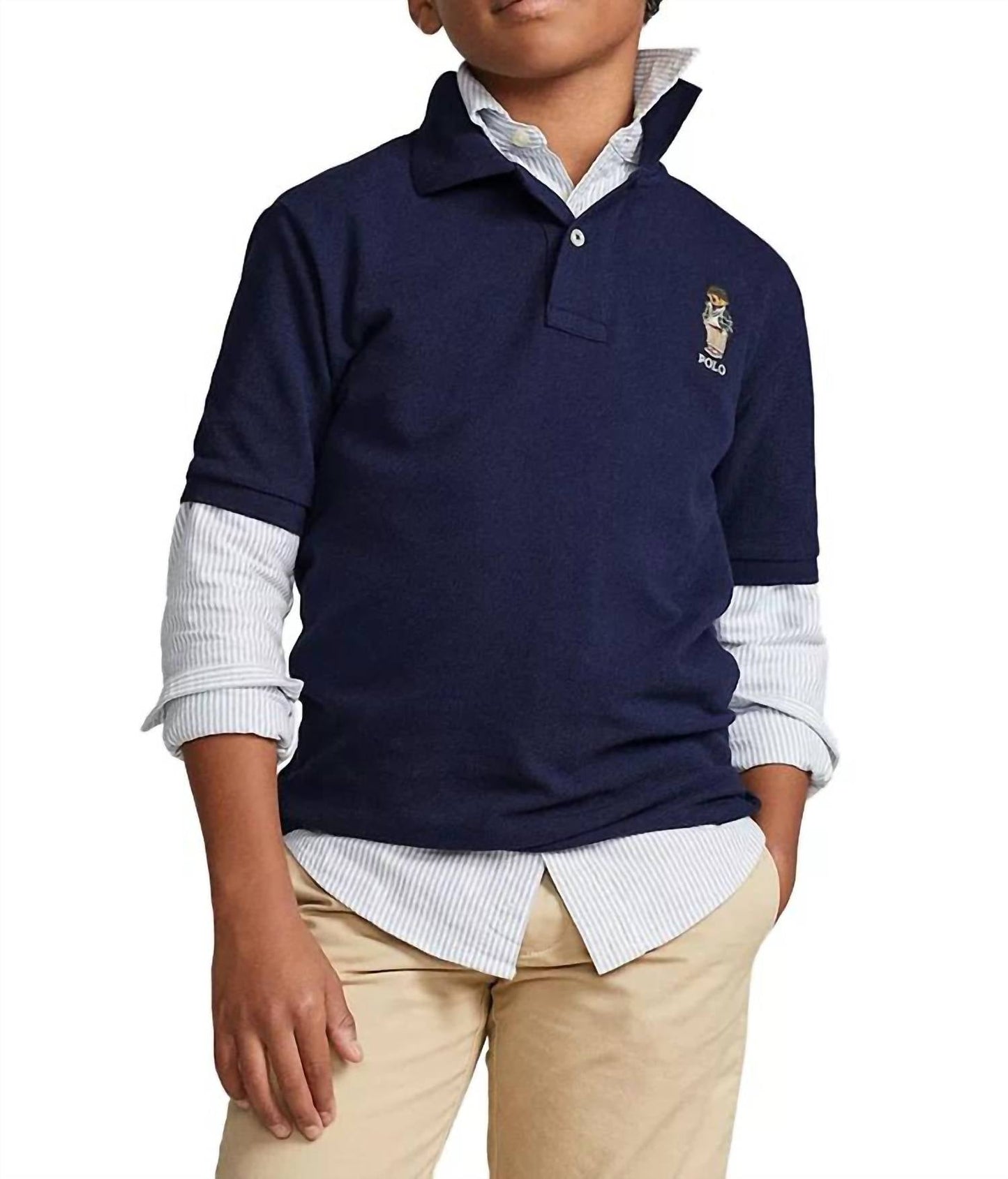Polo Ralph Lauren - kids polo bear mesh shirt