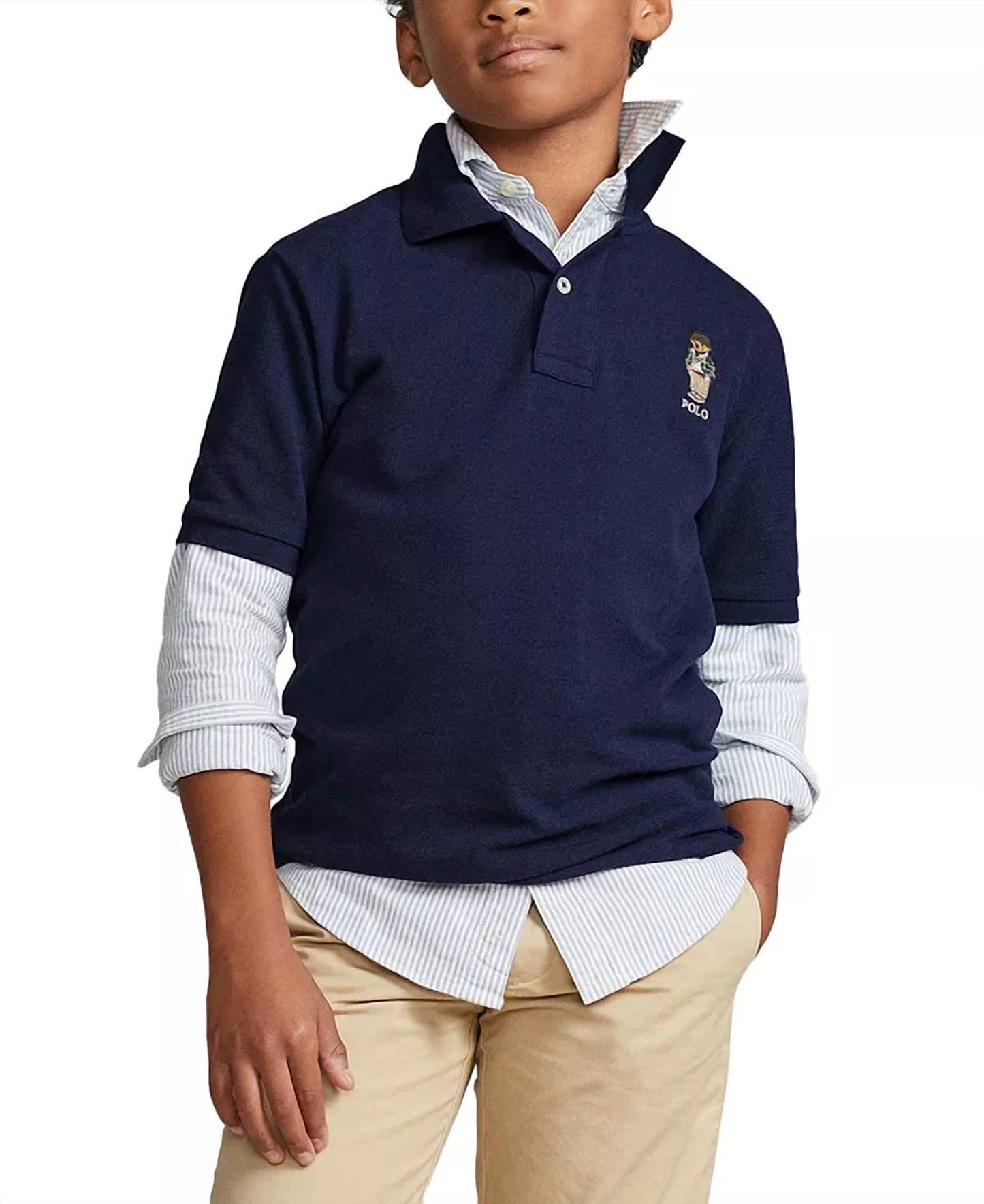 Polo Ralph Lauren - kids polo bear mesh shirt