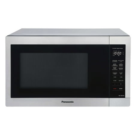 Panasonic 13 cu ft Countertop Microwave Oven in Glass Door