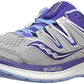 Saucony Women's Hurricane ISO 4 Running Shoes Grey/Purple