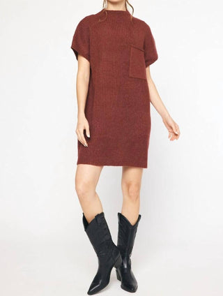 Entro - Mock Neck Sweater Dress