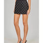 2.7 August Apparel - Rhinestone & Pearl Mini Skirt