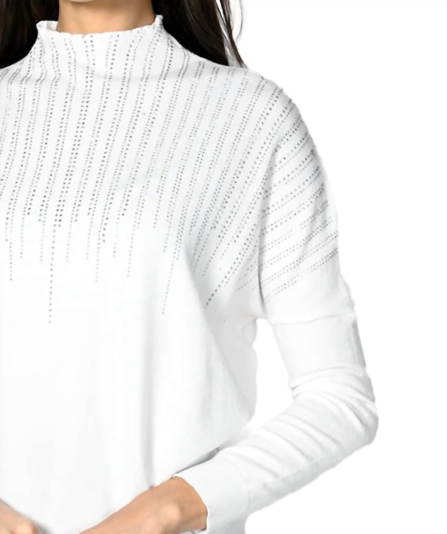 Frank Lyman - Rhinestone Knit Top