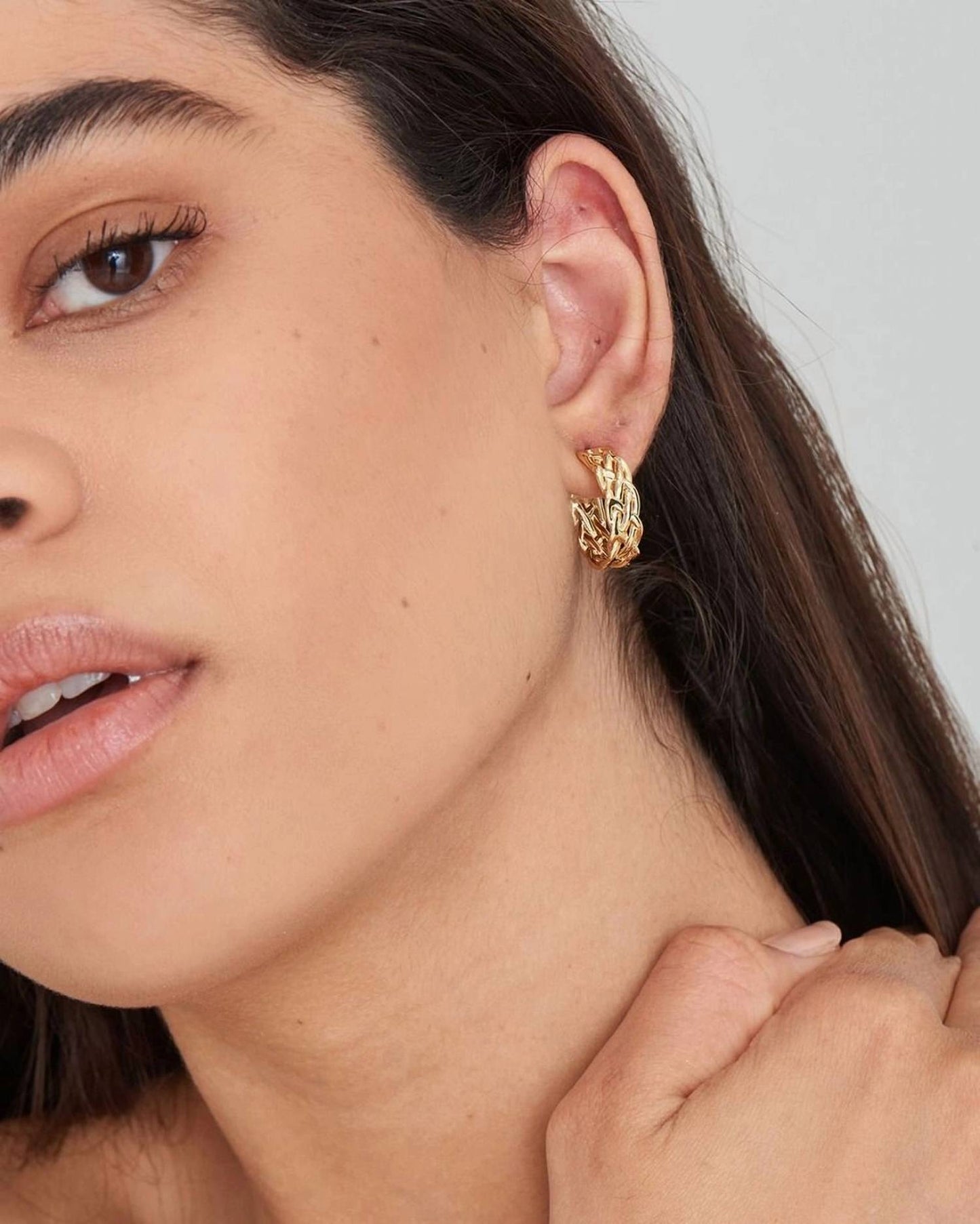 Ania Haie - Women's Rope Chunky Hoop Earrings