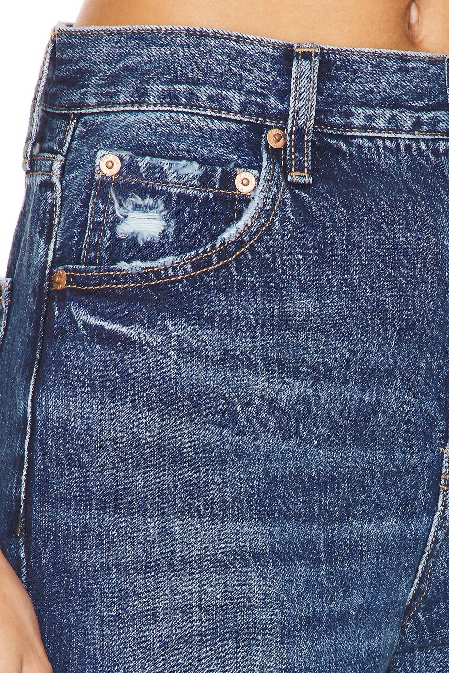 Pistola - Ryder High Rise Cuffed Jean
