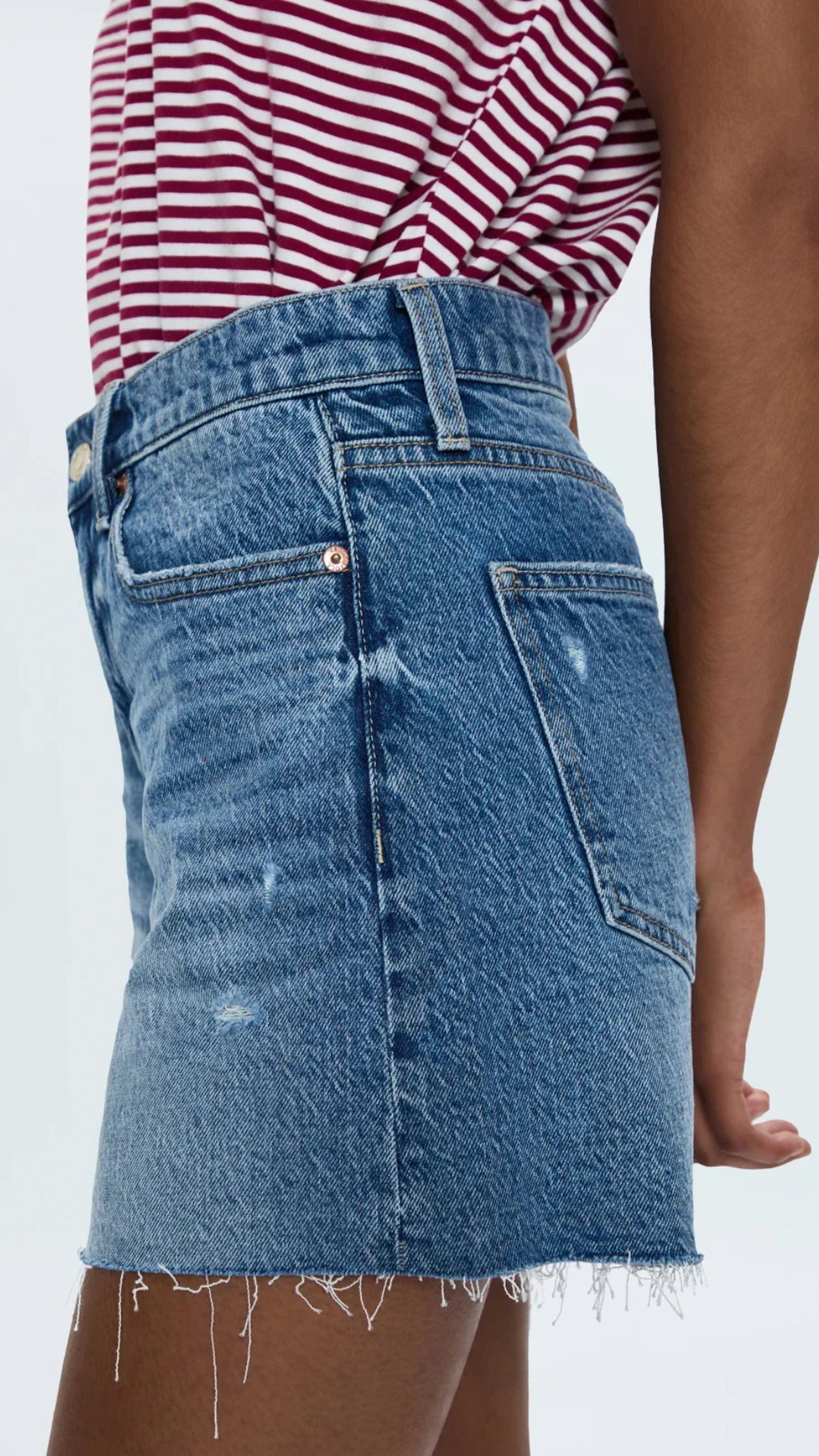 Pistola - Kennedy Mid Rise Denim Short