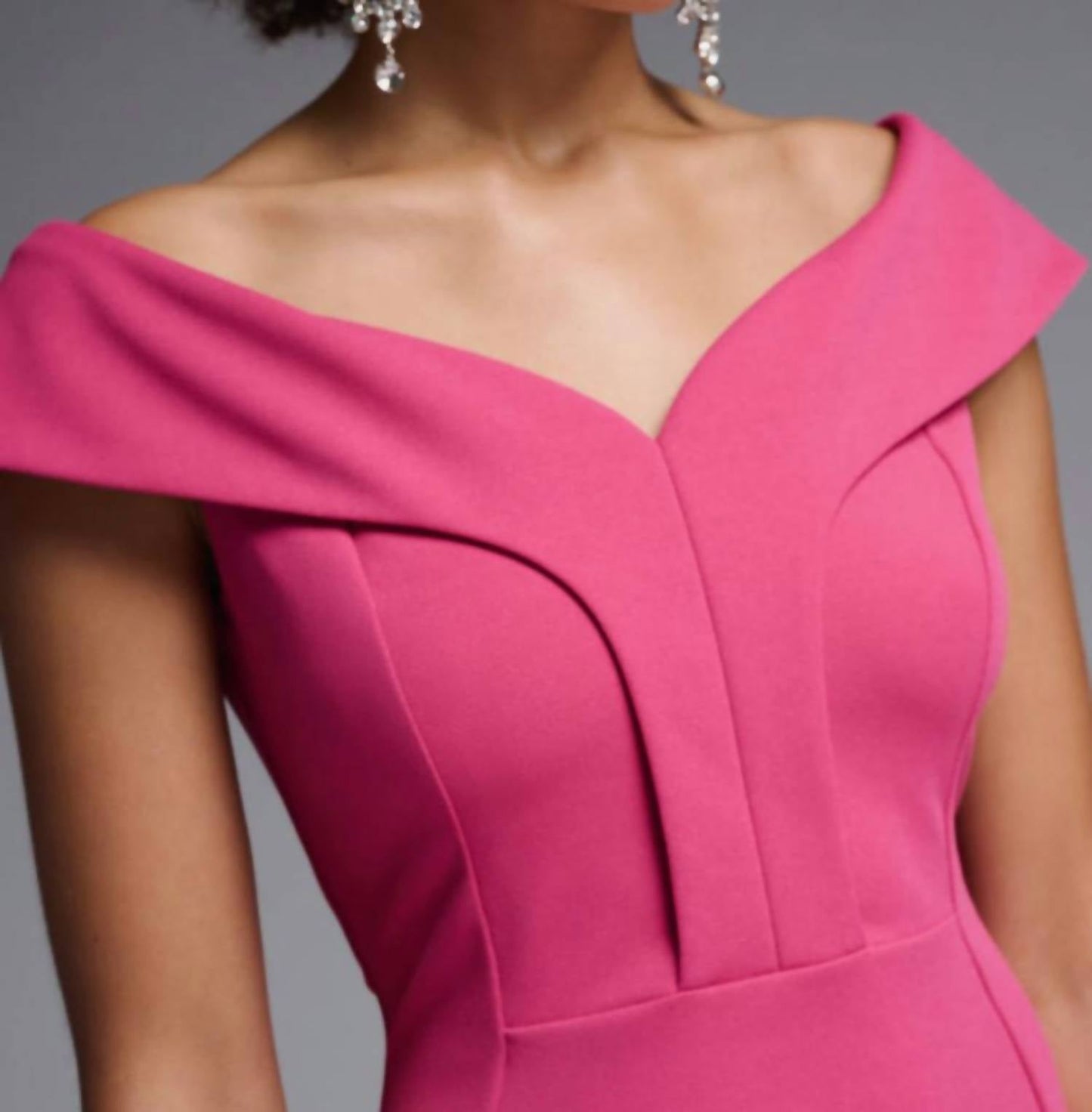 Joseph Ribkoff - Off-Shoulder Shift Dress