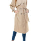 Acoa - Long Sleeve Oversized Trench Coat