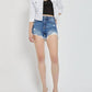 Risen - Shirring Sleeve Crop Jacket
