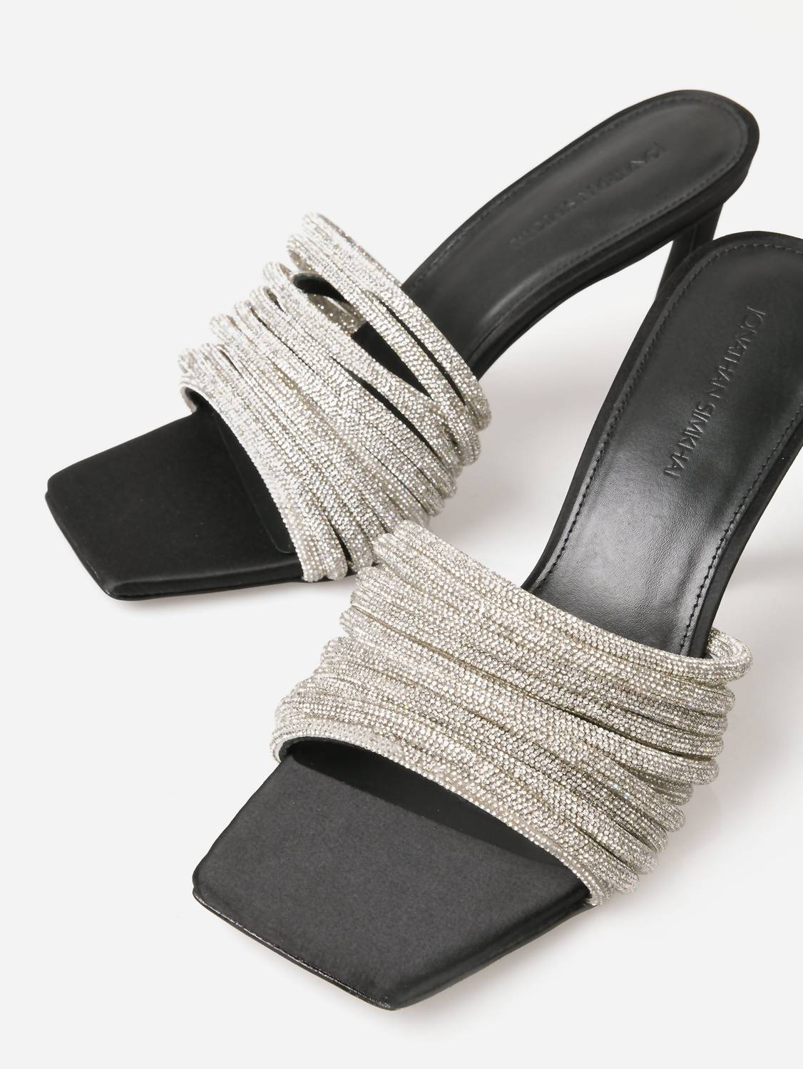 Jonathan Simkhai - Women's Lena Multi Strap Crystal Mule