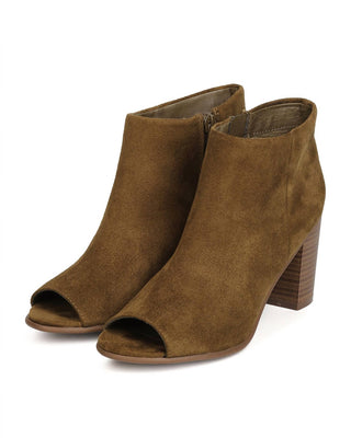 Breckelles - Women's Amber Chunky Stacked Heel Bootie