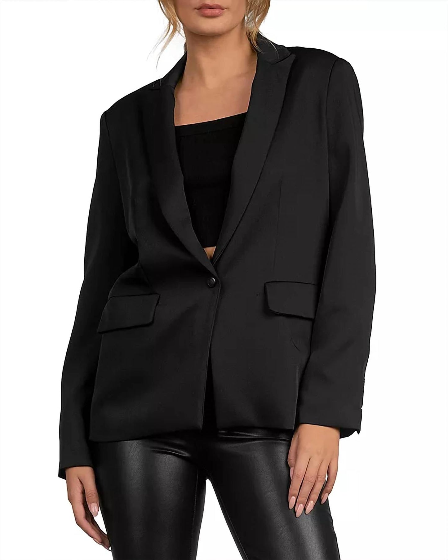 Elan - Embellished Sleeve Blazer