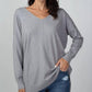 Dreamers By Debut - Super Soft Stretch V Neck Tunic Top
