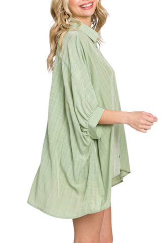 Entro - Sage Boxy Top