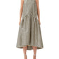Ganni - Shiny Check Jacquard Midi Dress