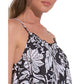 Elan - Floral Cascade V-neck Top