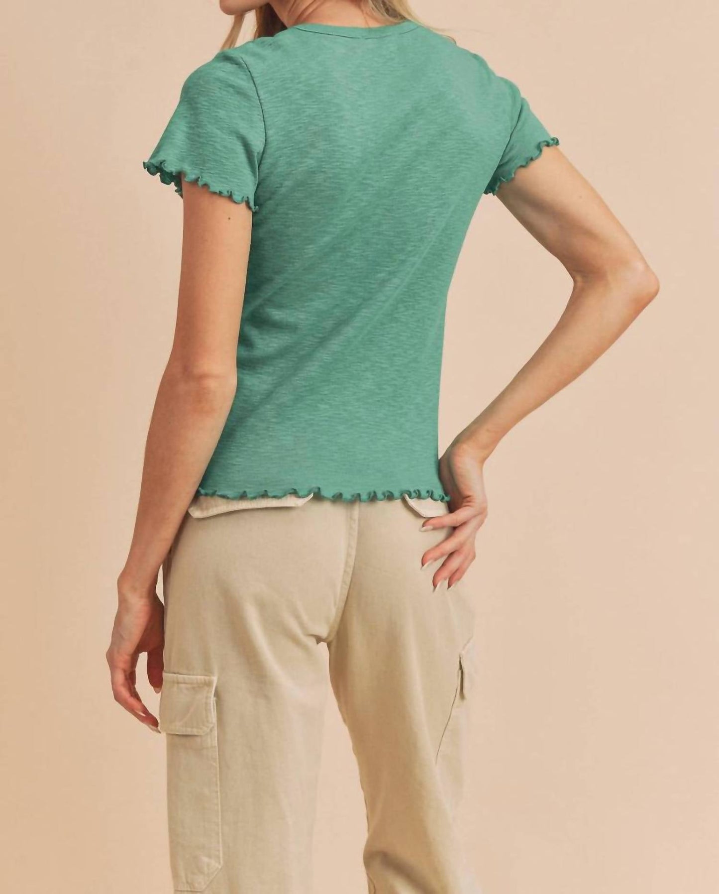 Aemi + Co - Orly Ruffle Tee