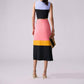 Carolina Herrera - Sleeveless Crewneck Colorblocked Midi Dress